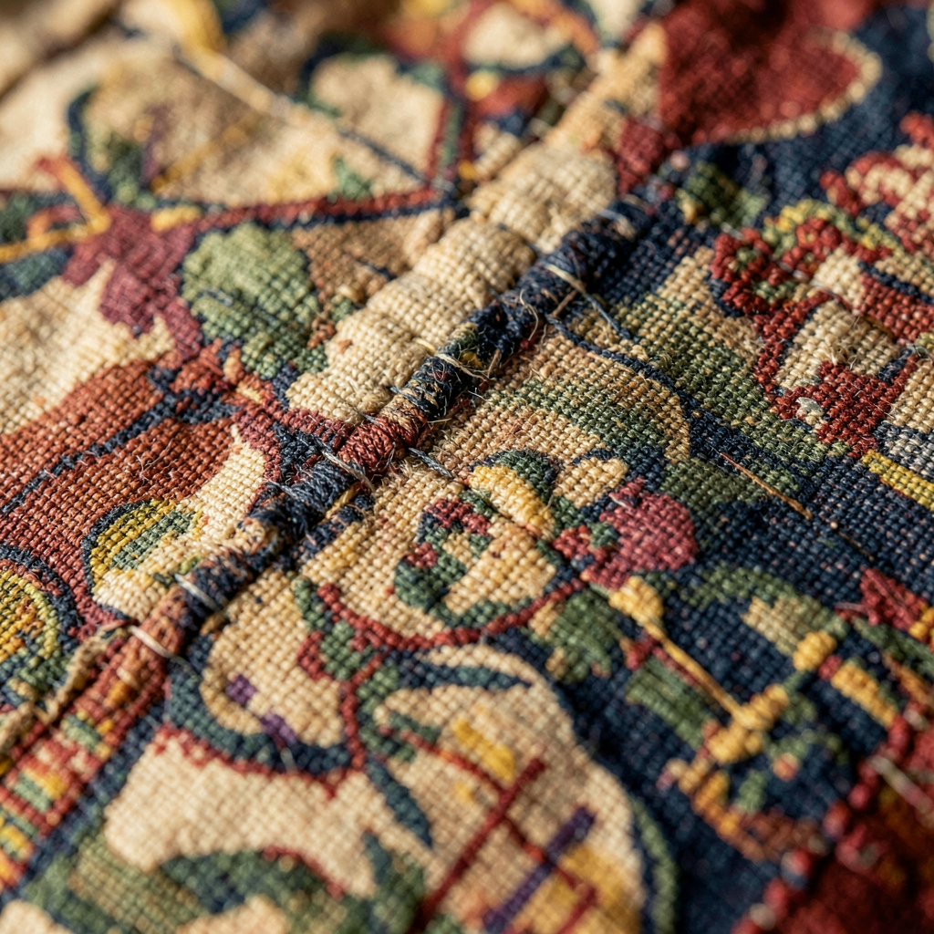 OUTSIDE Conceptual Image: Material archaeology. Constraint does not produce simpler forms—it produces more specific ones. The complexity is embedded in the existing material.